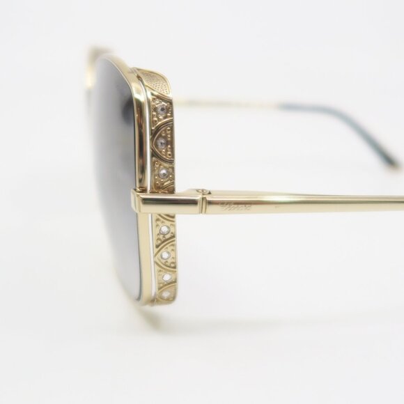 Chopard SCHD48S 0300 Gold/Gradient/Crystals, New Women's Sunglasses. - Picture 6 of 9
